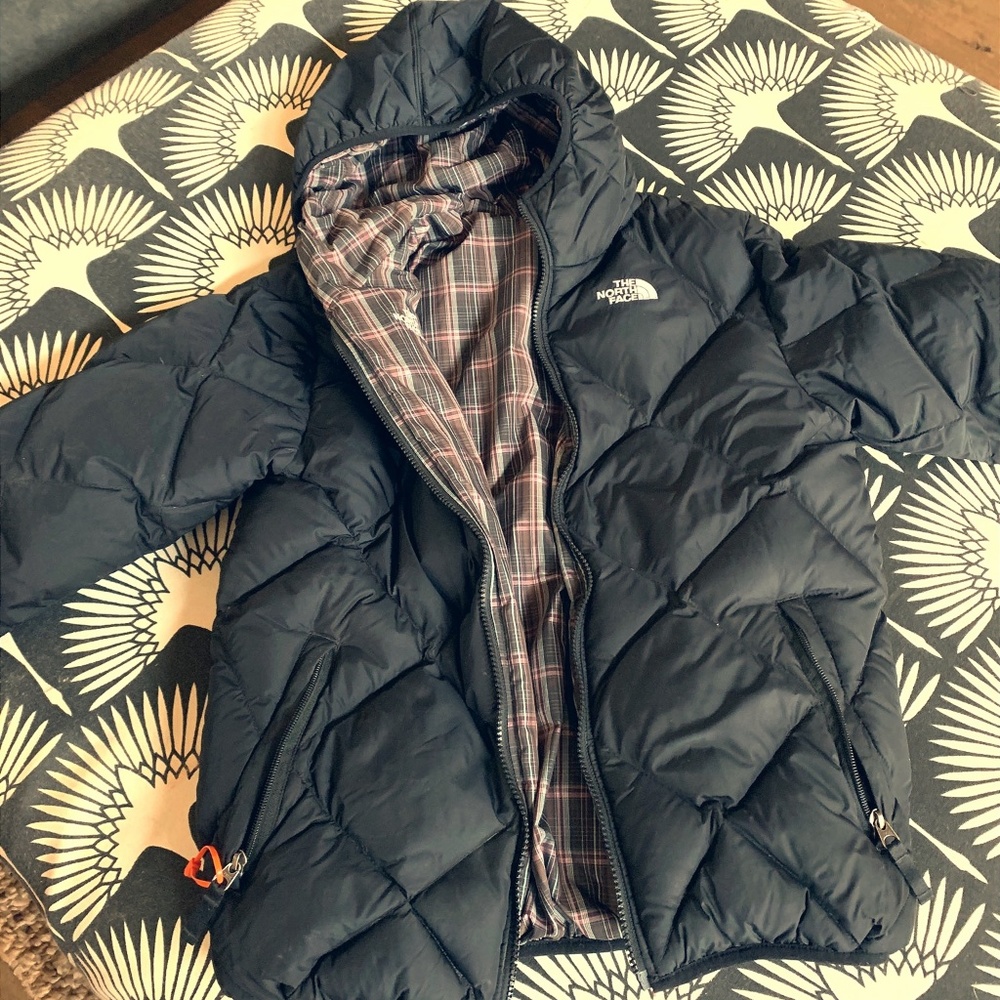 Northface Down Jacket With Hood - image 1